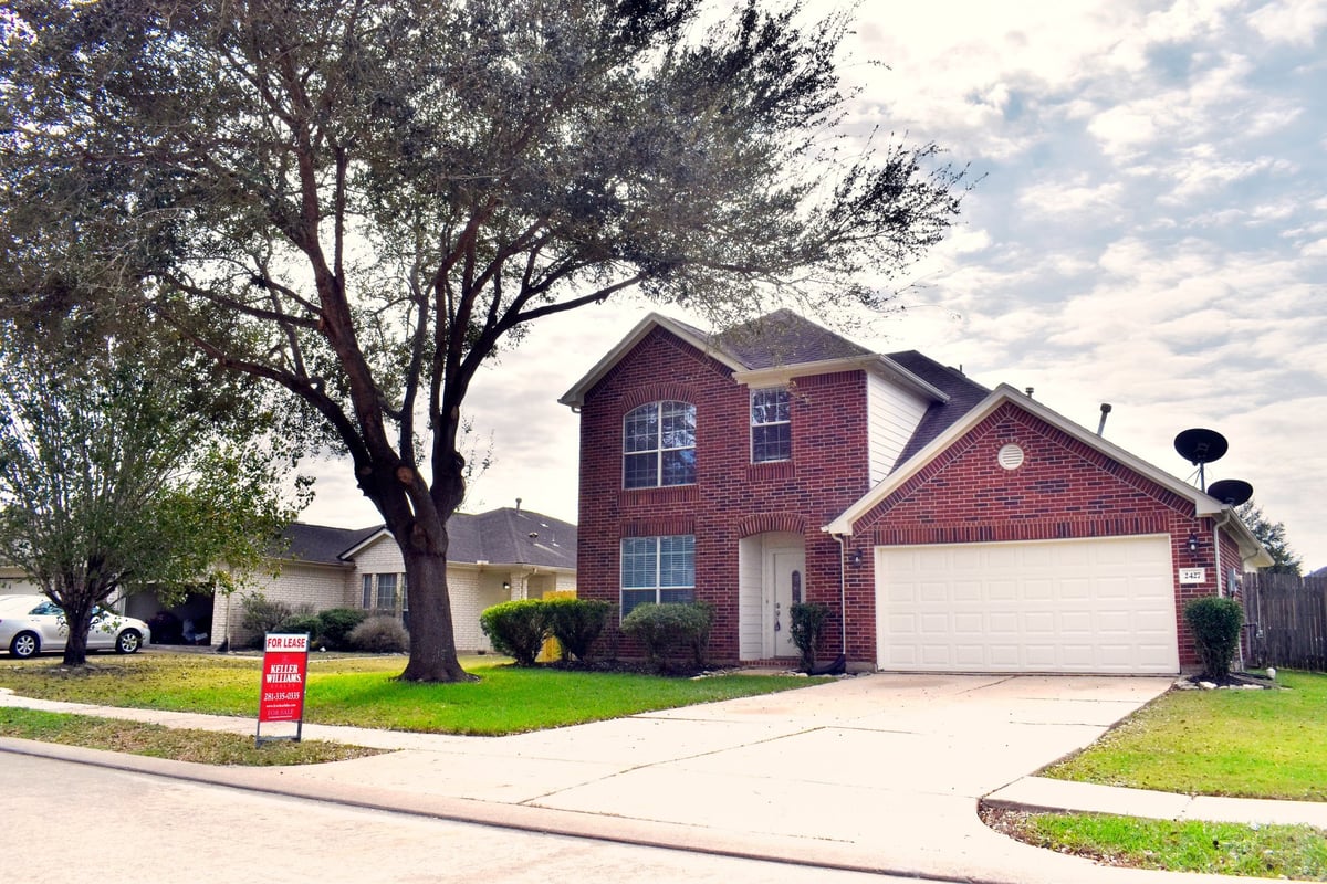 Beautiful brick luxury home in a residential neighborhood